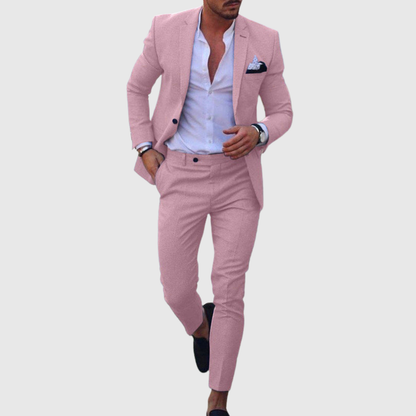 Slim Fit Two Piece Summer Suit