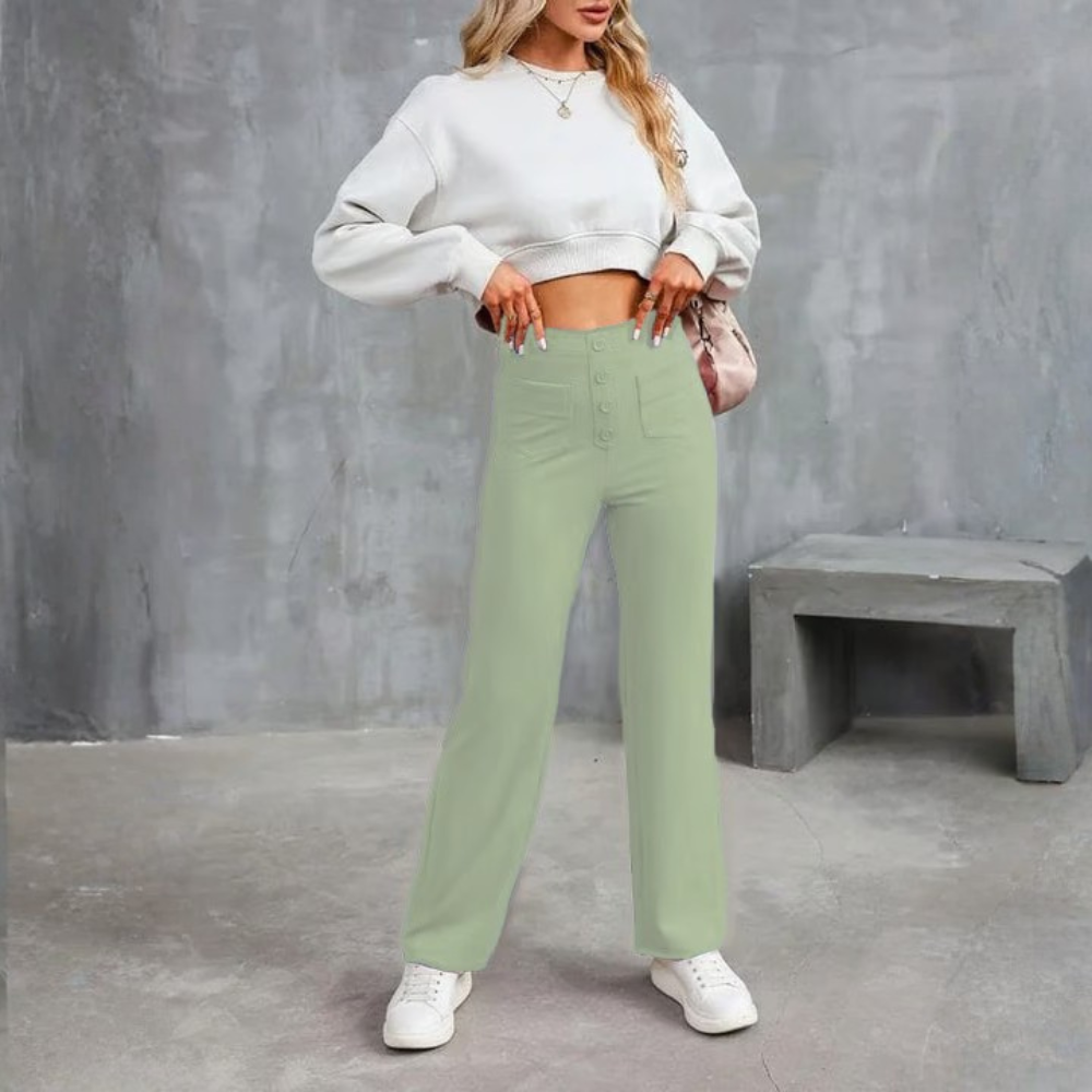 Stretchy High Waist Pants