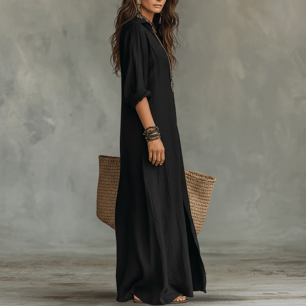 Flowing Bohemian Maxi Dress