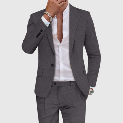 Slim Fit Two Piece Summer Suit