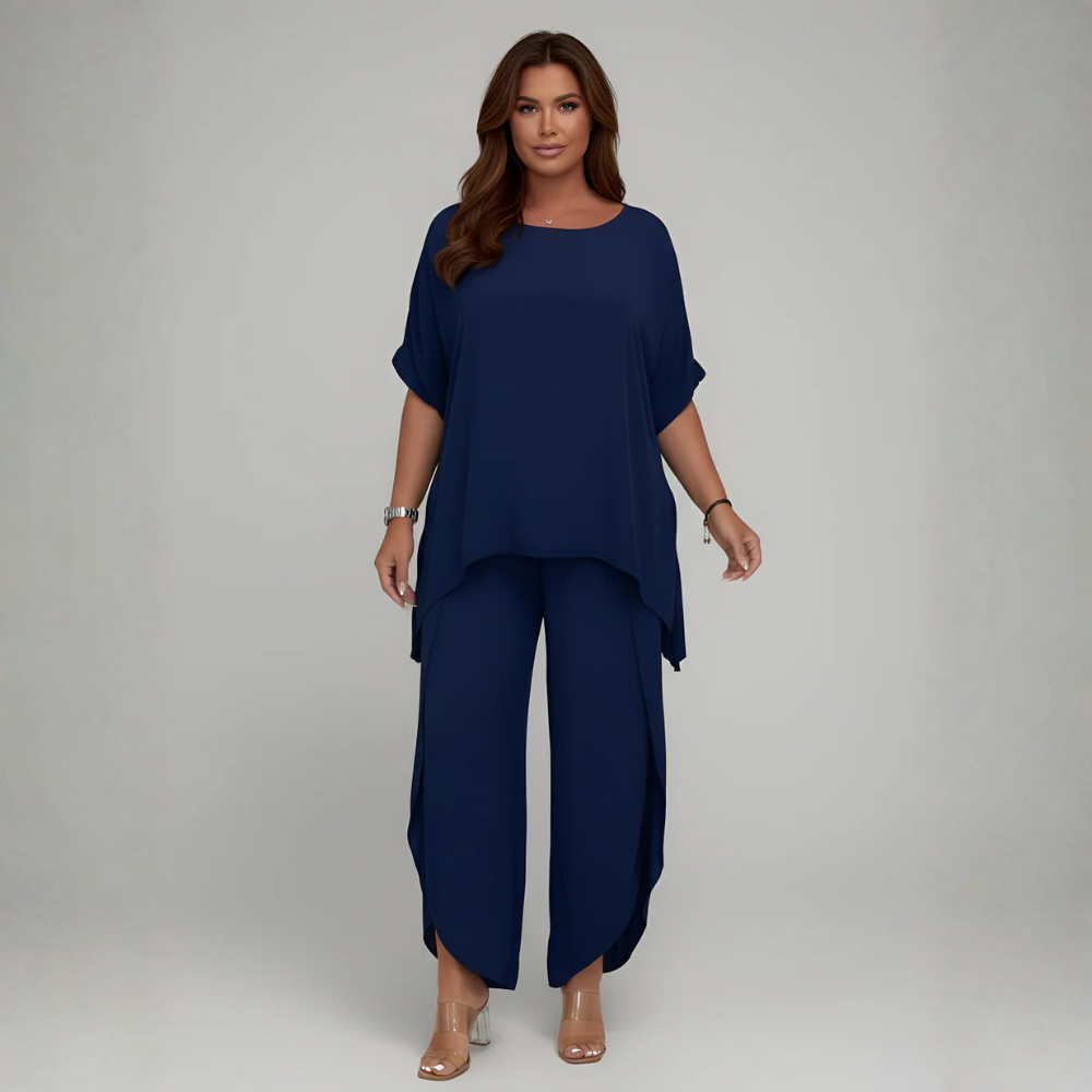 Flowing Linen Tunic Set