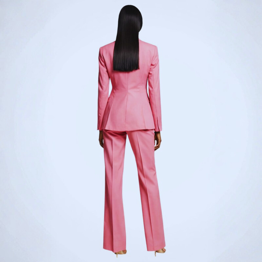 Sleek Blazer Trousers Set