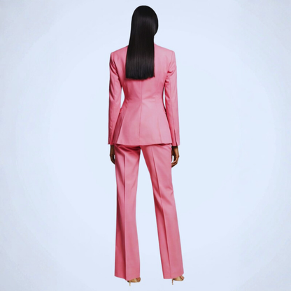 Sleek Blazer Trousers Set