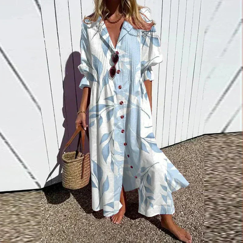 Bohemian Flowing Midi Dress