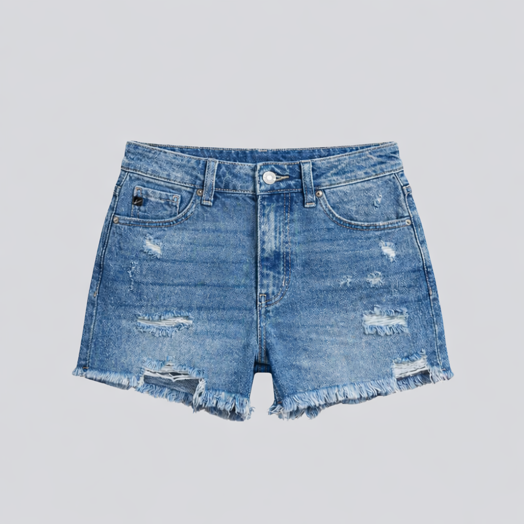 Rugged Denim Shorts