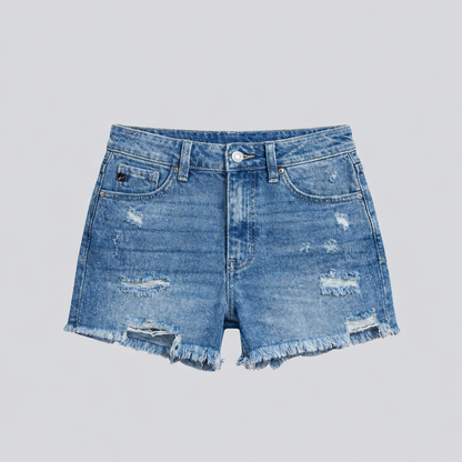 Rugged Denim Shorts