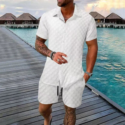 Casual Summer Set - Comfortable Shirt and Shorts for Effortless Style 3