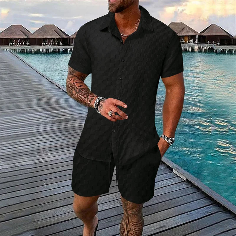 Casual Summer Set - Comfortable Shirt and Shorts for Effortless Style 4