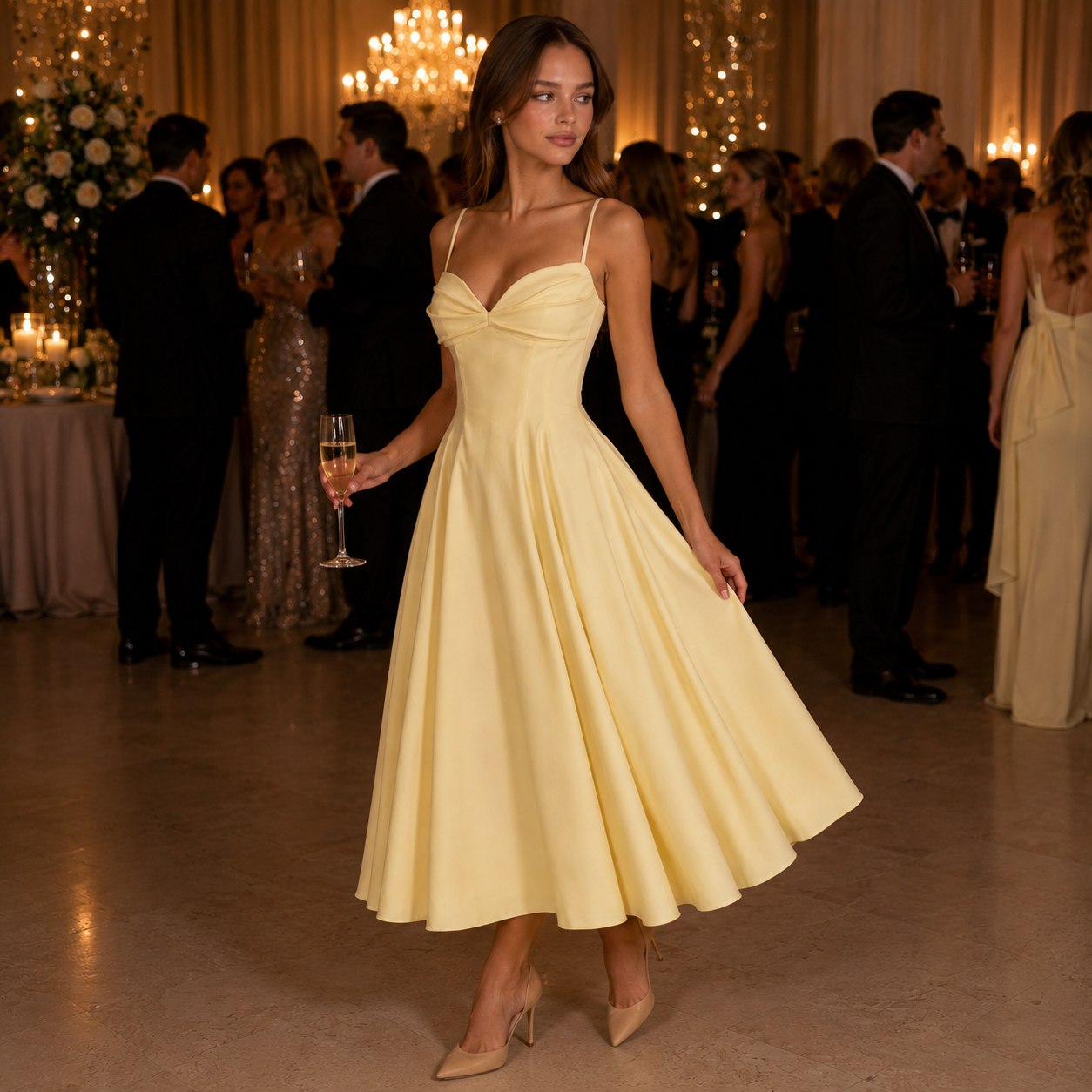 Chic Maxi Dress with Polished and Elegant Styling