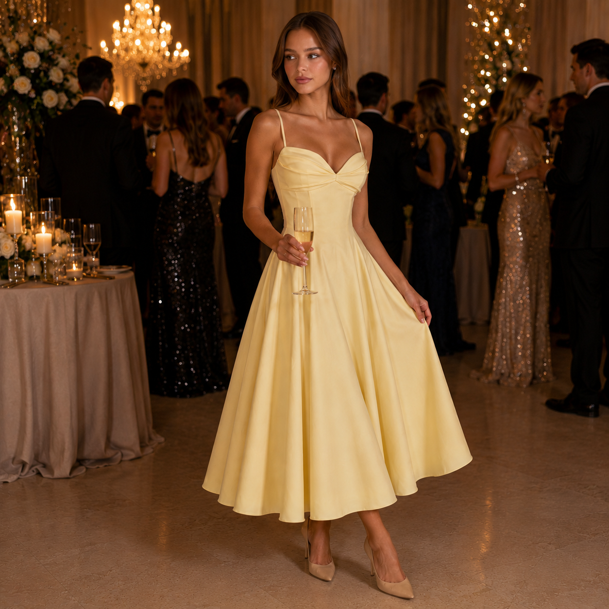 Chic Maxi Dress with Polished and Elegant Styling