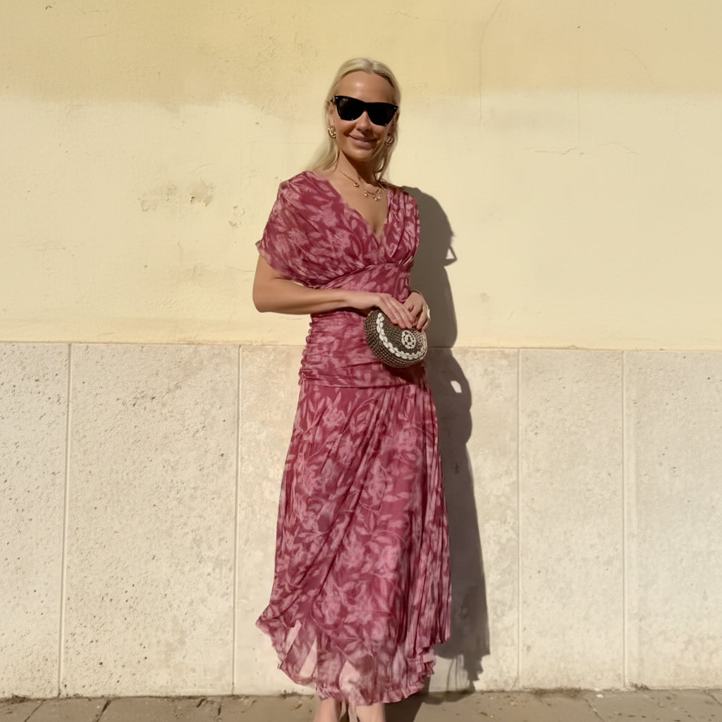 Chic Off-Shoulder Printed Summer Dress for Effortless Style and Comfort 3