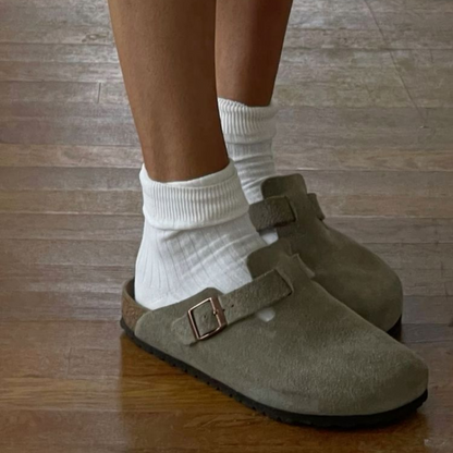 Ergonomic Adjustable Buckle Comfort Clogs
