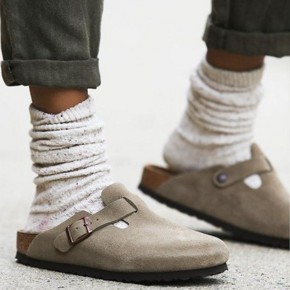 Ergonomic Adjustable Buckle Comfort Clogs