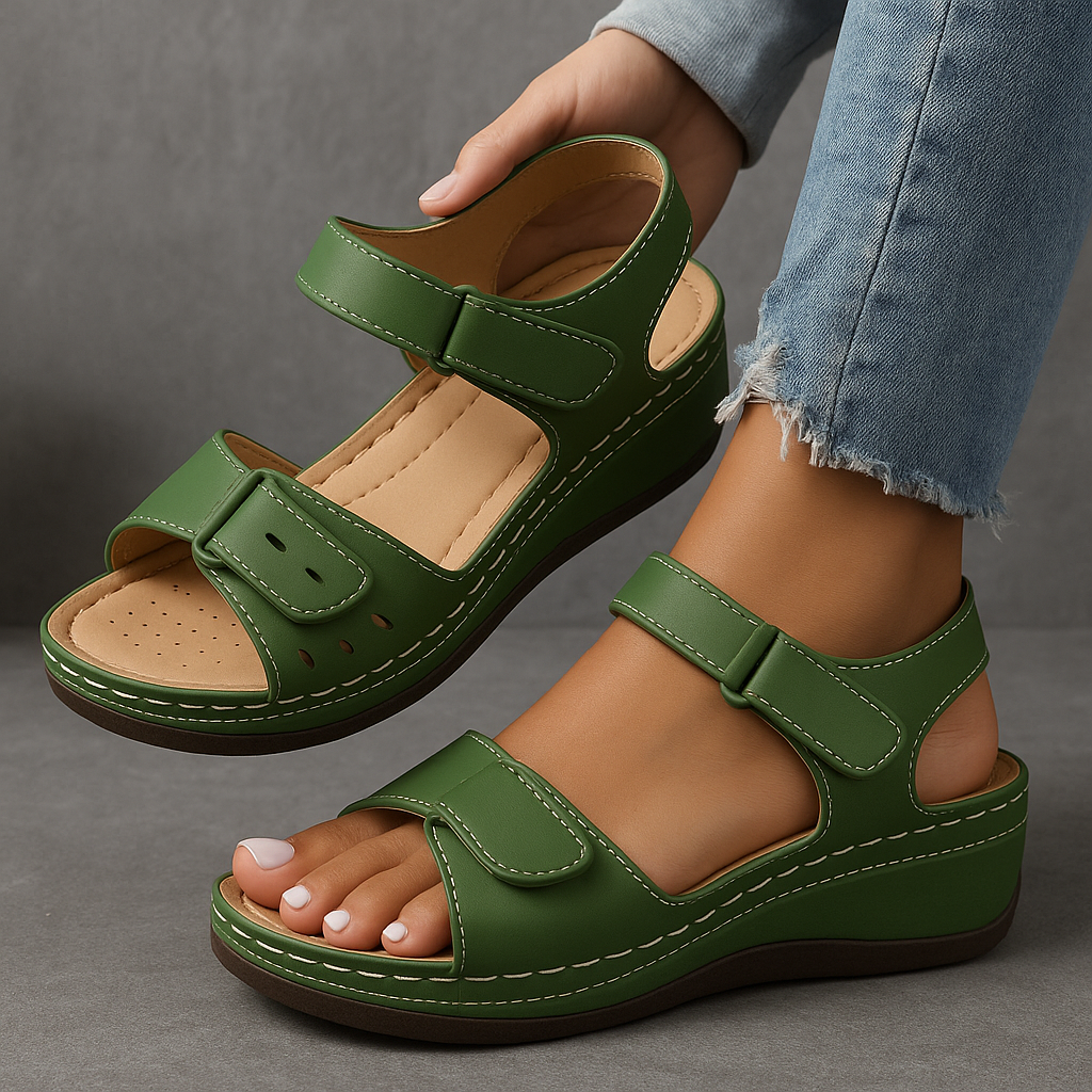 ComfortStep - Soft Leather Orthopedic Sandals with Arch Support for Comfort 2
