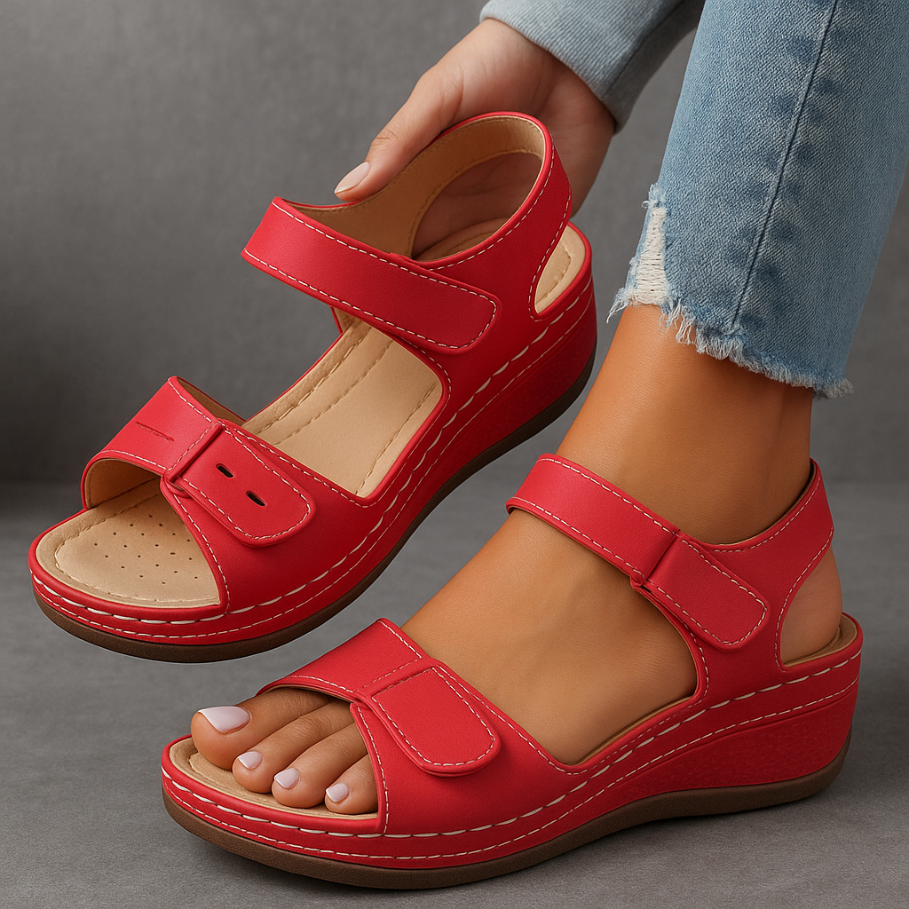 ComfortStep - Soft Leather Orthopedic Sandals with Arch Support for Comfort 7