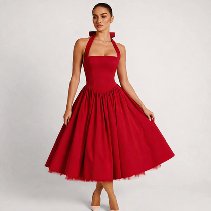 Romantic Flare Midi Dress