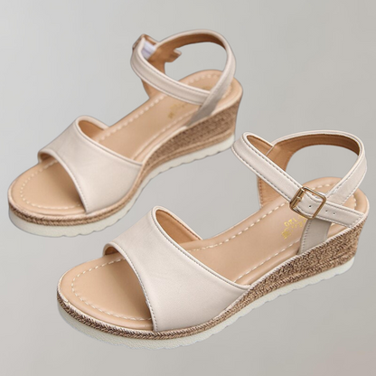 Comfort Wedge Sandals with Secure Adjustable Fit