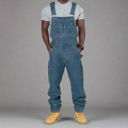 Straight Leg Utility Overall Pant