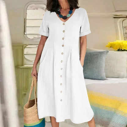 Airy Linen Summer Dress