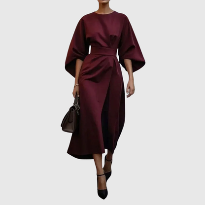 Silky Batwing Maxi Dress
