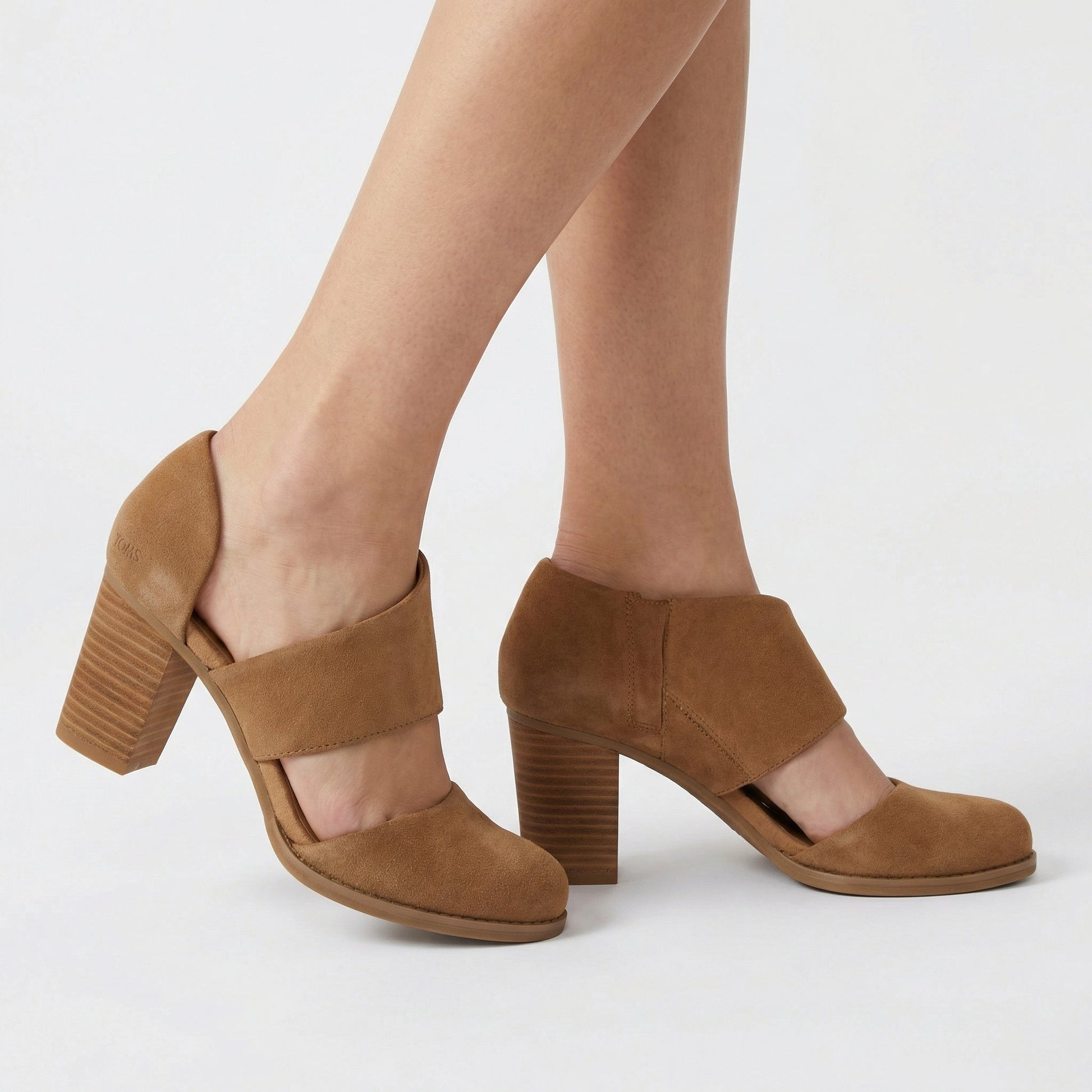 Elegant Closed Toe Wedge Heels with 3-Inch Leather-Wrapped Heel 6