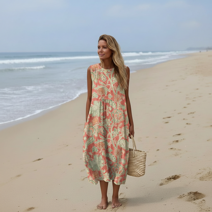 Elegant Lightweight Summer Dress - Flattering Fit, Versatile Style for Spring 0