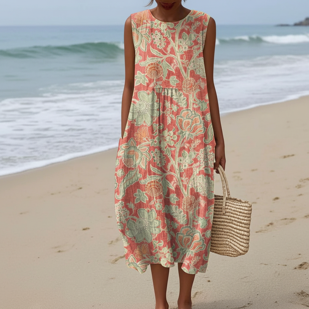 Elegant Flowy Summer Dress