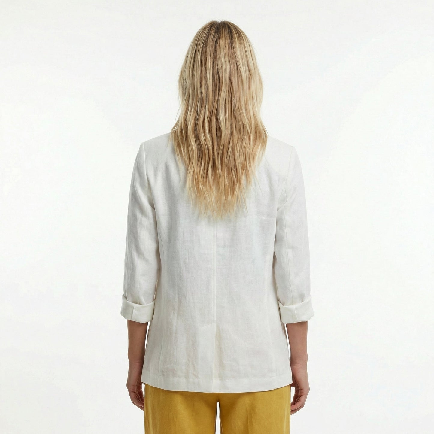 Elegant Linen Blazer - Lightweight Breathable Fabric for Effortless Style 5