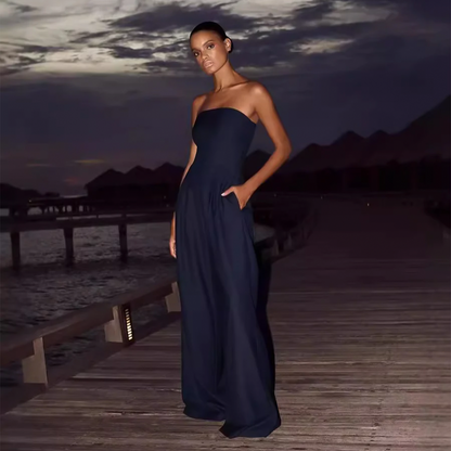 Elegant Luxe Flow Jumpsuit for Effortless Style and Versatile Fashion 0
