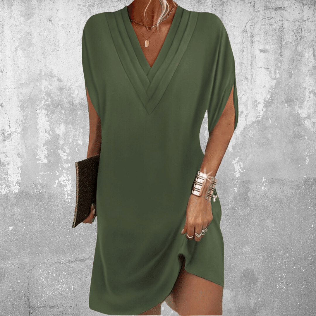 Elegant Tummy-Covering Dress for Effortless Style and All-Day Comfort 0