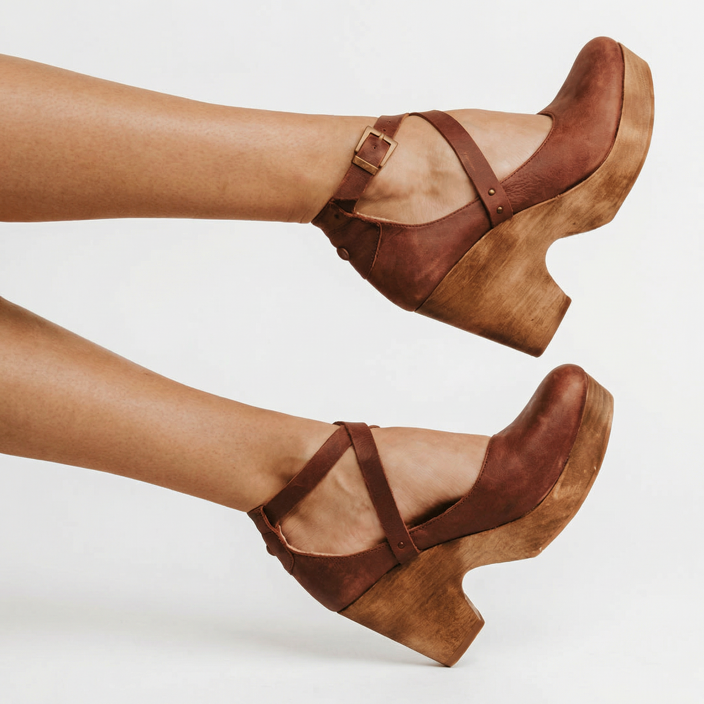 Elegant Wedge Heels for Women with Adjustable Ankle Strap for All-Day Comfort 3