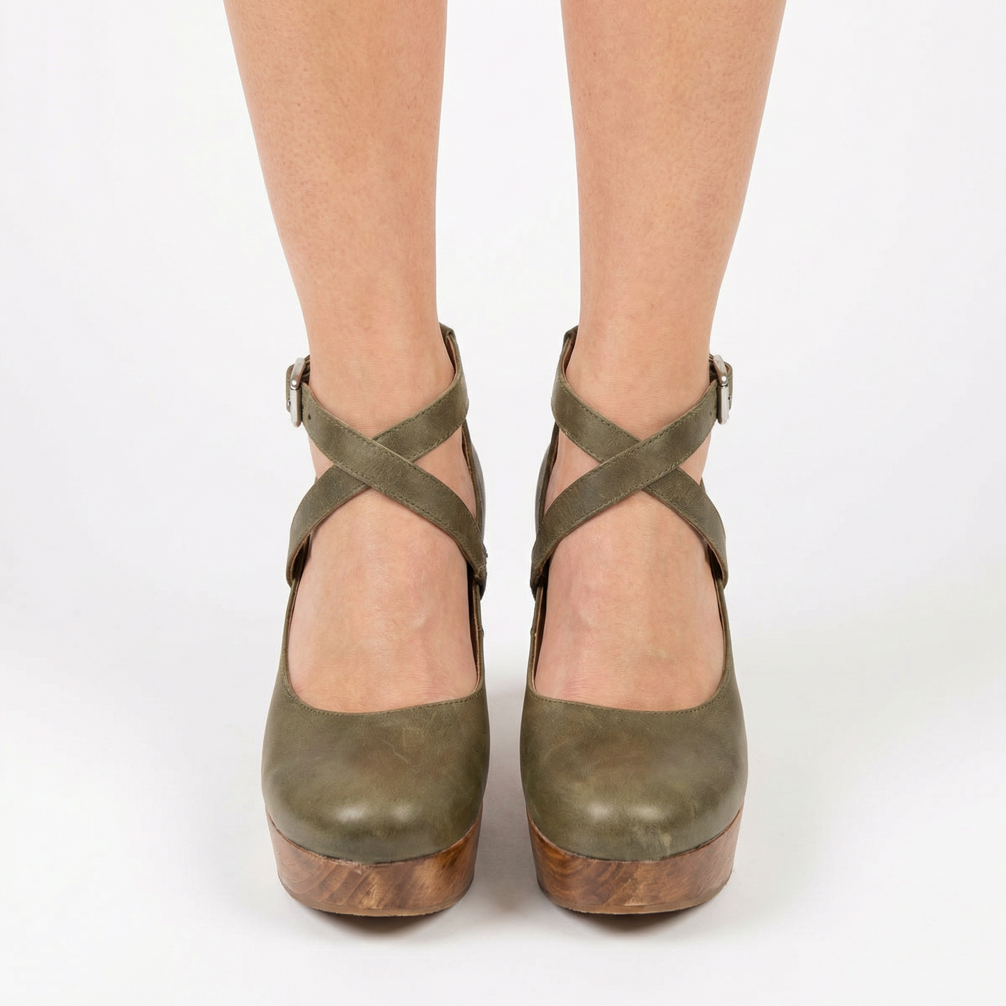 Elegant Wedge Heels for Women with Adjustable Ankle Strap for All-Day Comfort 7