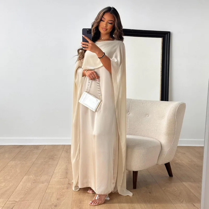Luxurious Maxi Dress Cape