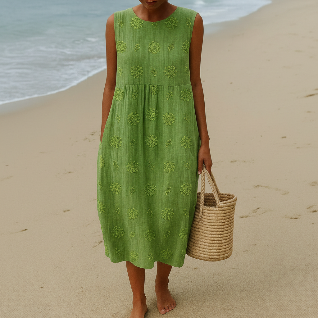 Floral Midi Sundress for Effortless Style and Comfort 0
