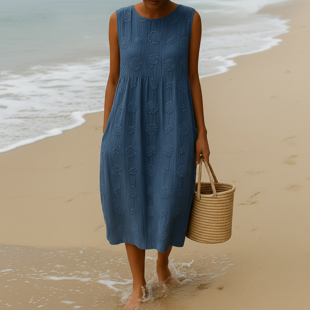Floral Midi Sundress for Effortless Style and Comfort 1
