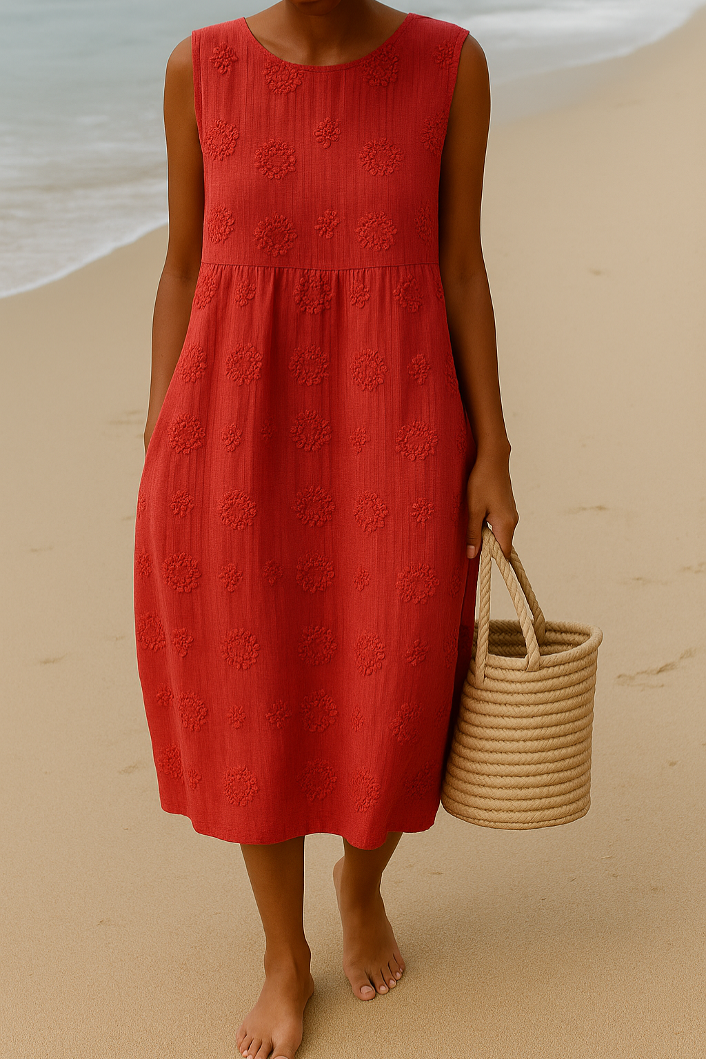 Floral Midi Sundress for Effortless Style and Comfort 3