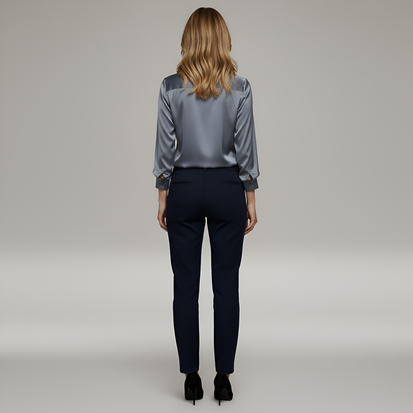 Sleek Blouse V Neck