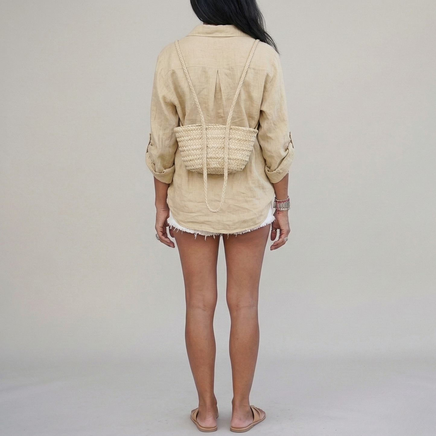 Oversized Summer Top Button Down