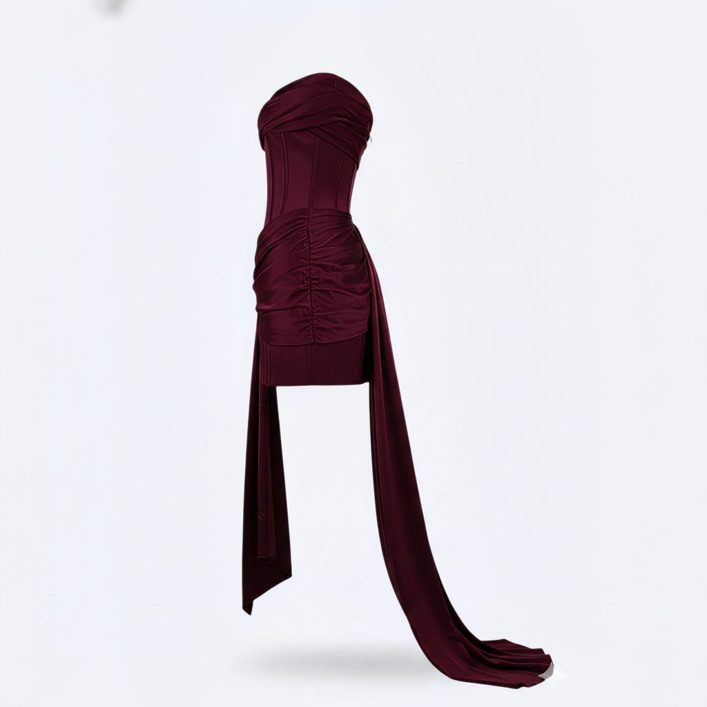 Radiant Silk Cocktail Dress