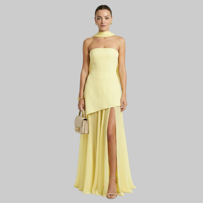 Graceful Chiffon Maxi Dress