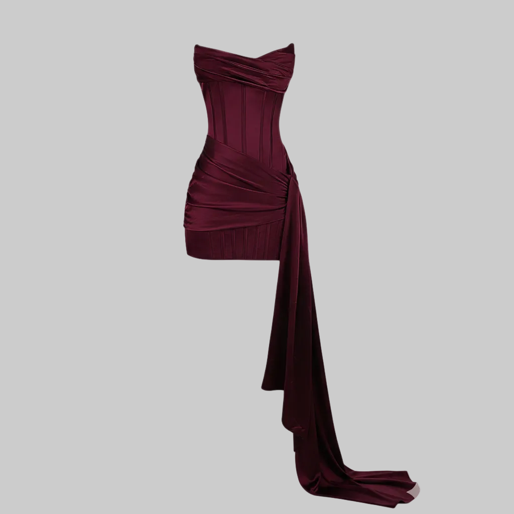 Radiant Silk Cocktail Dress