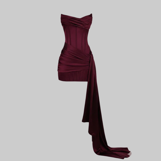 Radiant Silk Cocktail Dress
