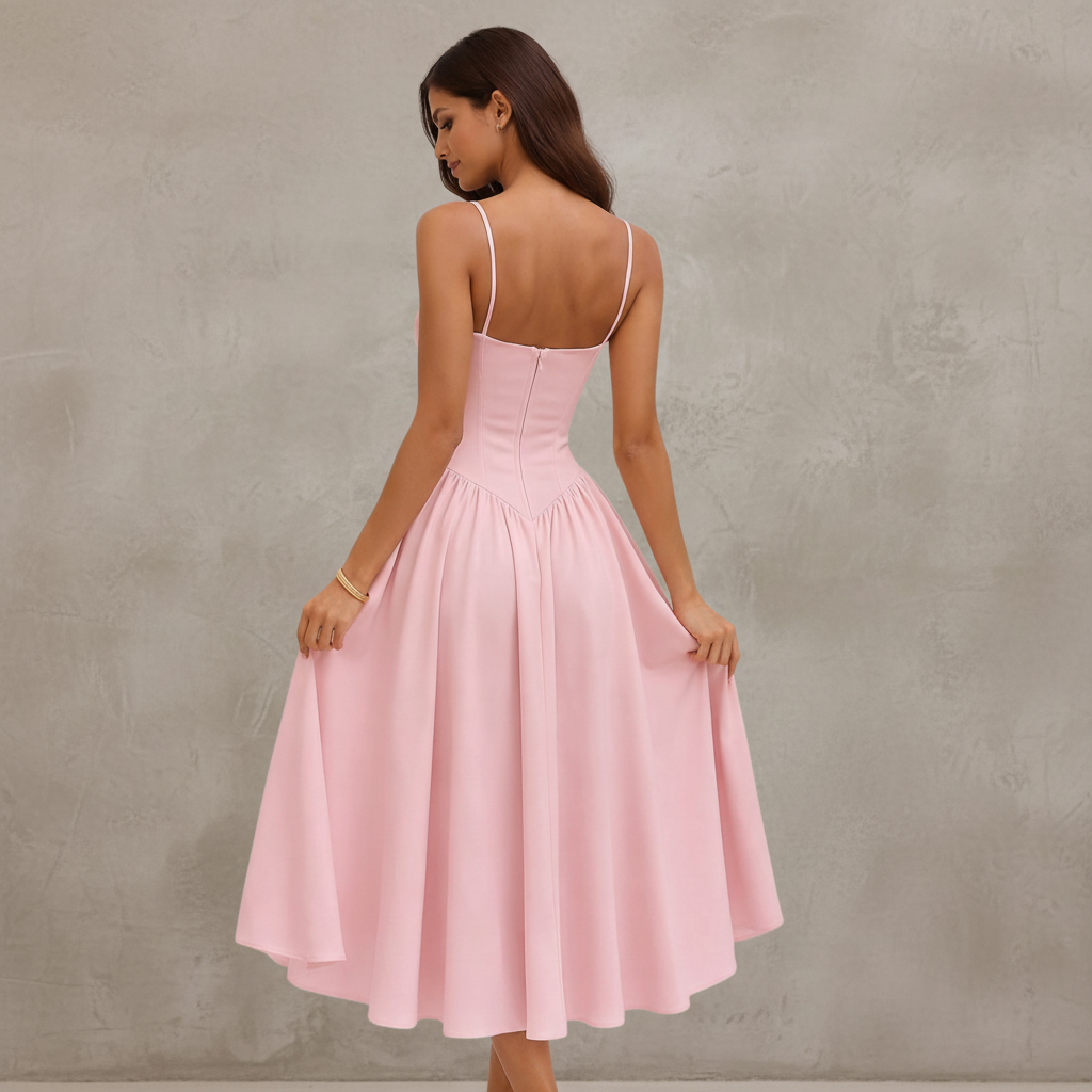 Timeless Corset Midi Dress
