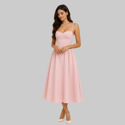 Timeless Corset Midi Dress