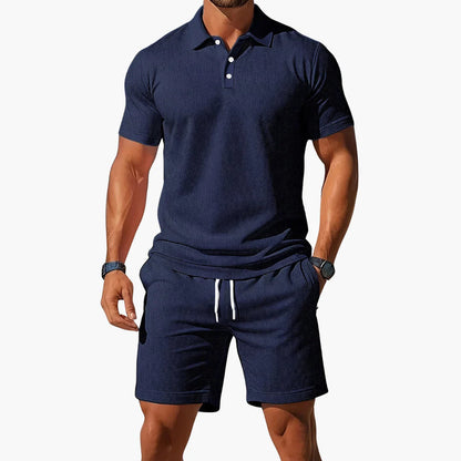 Comfortable Two Piece Polo Set