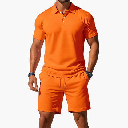Comfortable Two Piece Polo Set