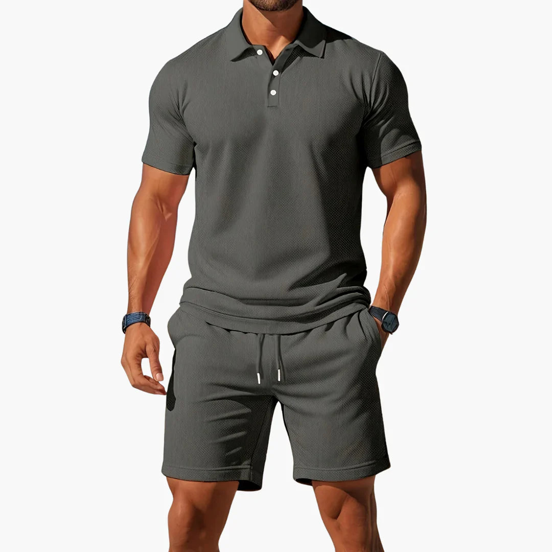 Comfortable Two Piece Polo Set