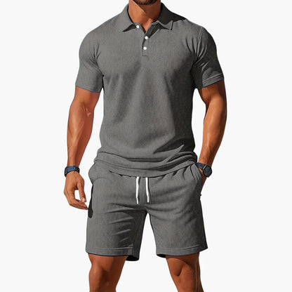 Comfortable Two Piece Polo Set