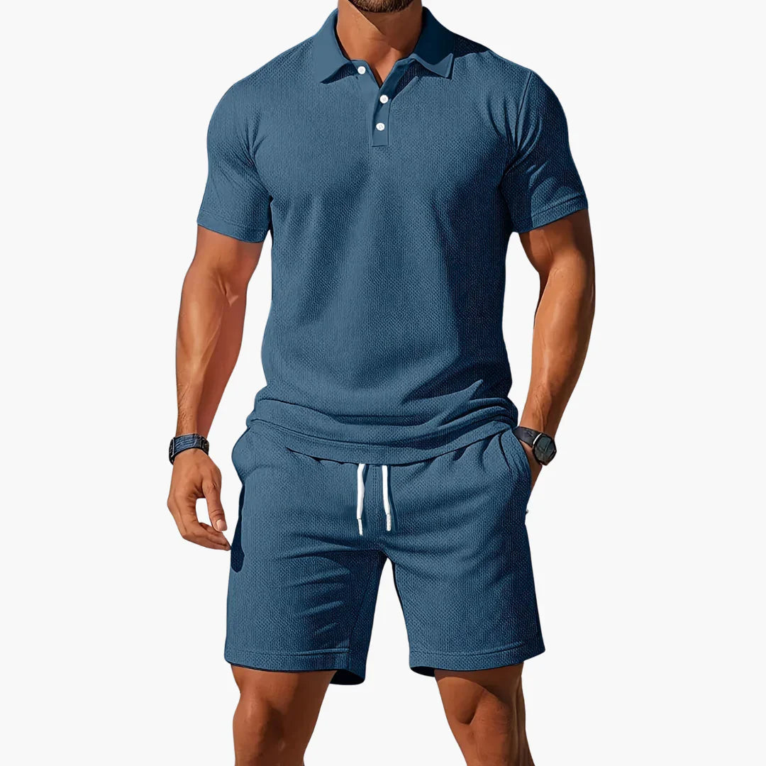 Comfortable Two Piece Polo Set