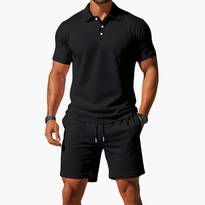 Comfortable Two Piece Polo Set